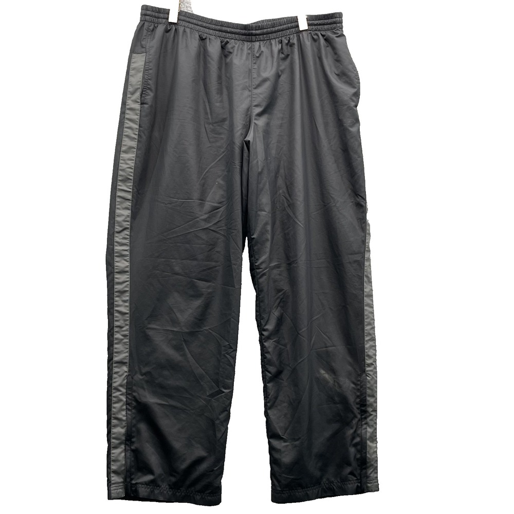 Champion C9‎ Track Pants Men's 2XL Black Windbreaker Athletic Outdoor Gym Mesh